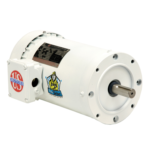 WD13S2ACR, 1/3HP, 1800 RPM, 208-230/460V, 56C frame, washdown duty, C-face footless, TEFC