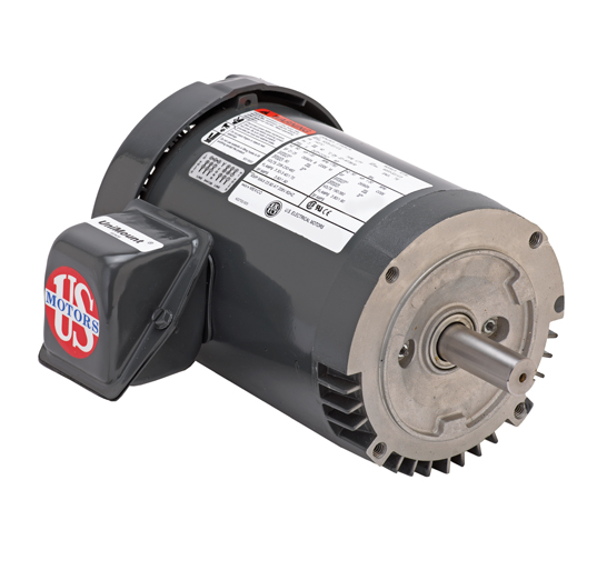 U32P2DFCR, 1.5HP, 1800 RPM, 208-230/460V, 56C, C-face footless, HT17/FM82