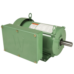 Farm Duty Motor, 5 HP, 1800 RPM, 230V, 184T Frame, Rigid Base, mdl# FD5-18-184T