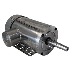 Premium Efficient Stainless Steel Motor, 1.5HP, 1800 RPM, 230/460V, 145JM Frame, C-Face with Feet, mdl# SSPE1.5-18-145JM