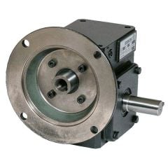 HDRF325-50/1-R-145TC, Cast Iron Worm Gear Reducer, Box Size 325, 50:1 Ratio, Flange Input, Right Hand Output, 145TC Frame