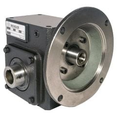 HDRF262-10/1-H-182/4TC, Cast Iron Worm Gear Reducer, Box Size 262, 10:1 Ratio, Flange Input, Hollow Bore Output, 182/4TC Frame