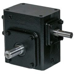 HDRS325-40/1-L, Cast Iron Worm Gear Reducer, Box Size 325, 40:1 Ratio, Shaft Input, Left Hand Output, 56 / 145T Frame