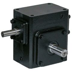 HDRS325-30/1-R, Cast Iron Worm Gear Reducer, Box Size 325, 30:1 Ratio, Shaft Input, Right Hand Output, 56 / 145T Frame